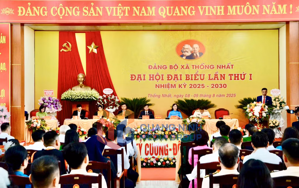 2025-08_Đại hội đại biểu Đảng bộ xã Thống Nhất lần thứ I, nhiệm kỳ 2025-2030 - Quang cảnh Đại hội. Ảnh: Hoàng Nga
