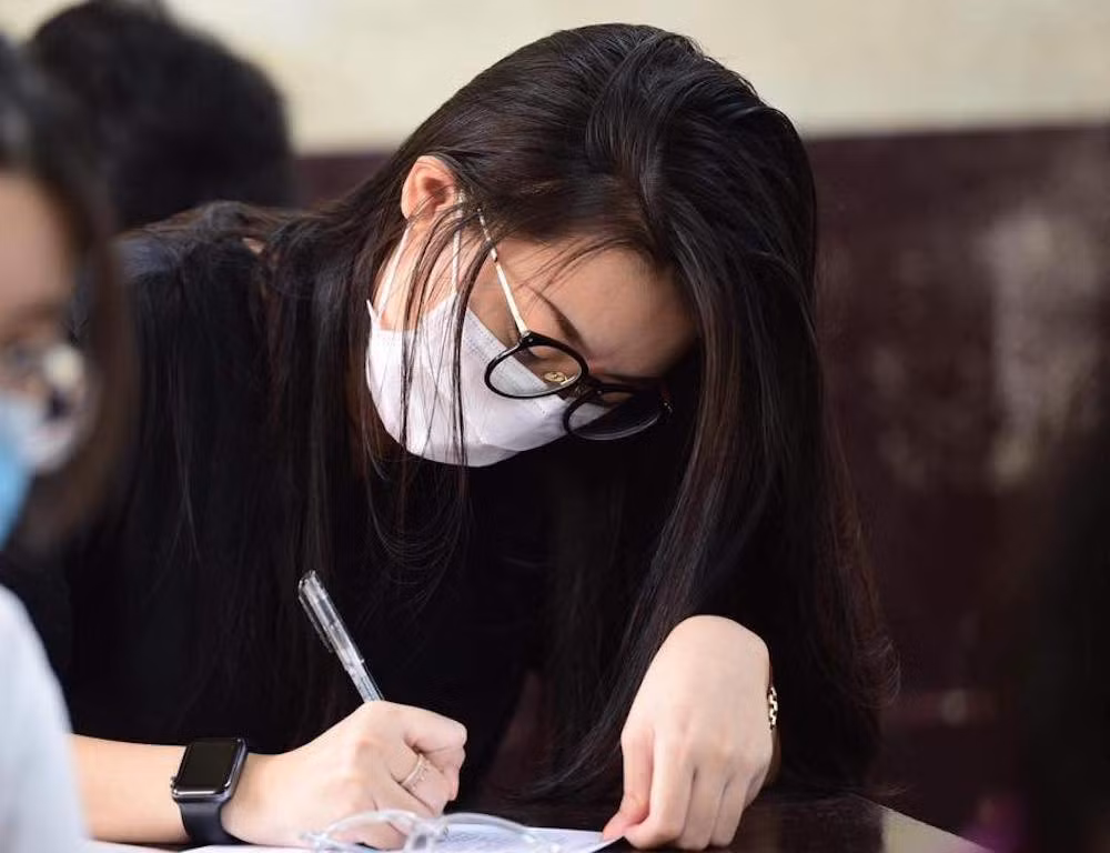 Học sinh dự thi tốt nghiệp THPT (Ảnh: Thanh Tùng)