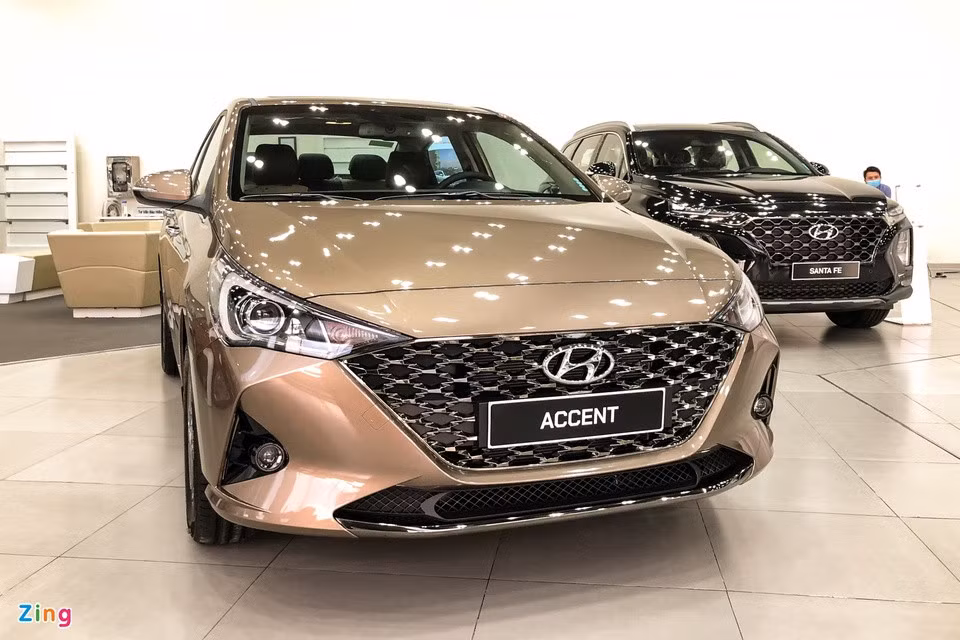 Hyundai Accent mất vị trí dẫn đầu thị trường ôtô Việt Nam vì hụt hơi doanh số trong tháng 3. Ảnh: Bối Hạ.