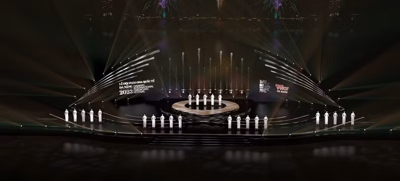 Phối cảnh sân khấu DIFF 2023.