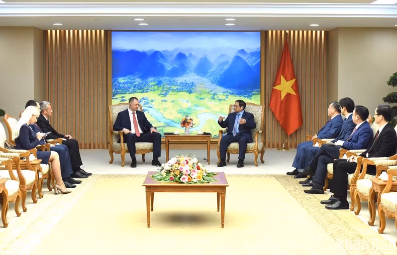 Quang cảnh buổi tiếp.