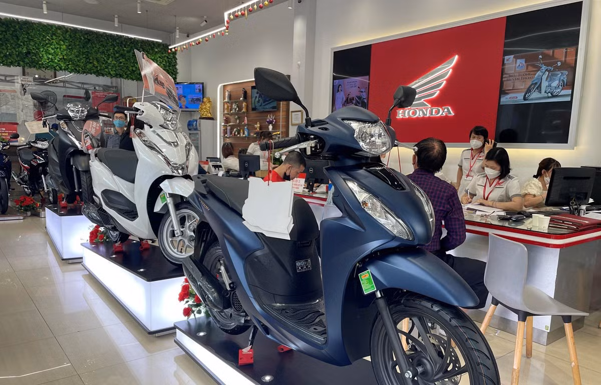Loạt xe máy Honda tại Việt Nam điều chỉnh giá bán từ 1/4. (Ảnh minh họa: Minh Hiếu/Vietnam+)