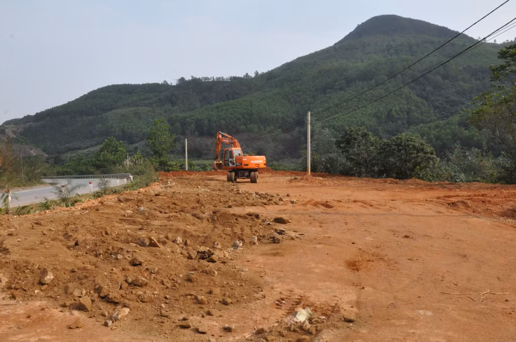 San gạt điểm dừng đỗ xe điểm du lịch 