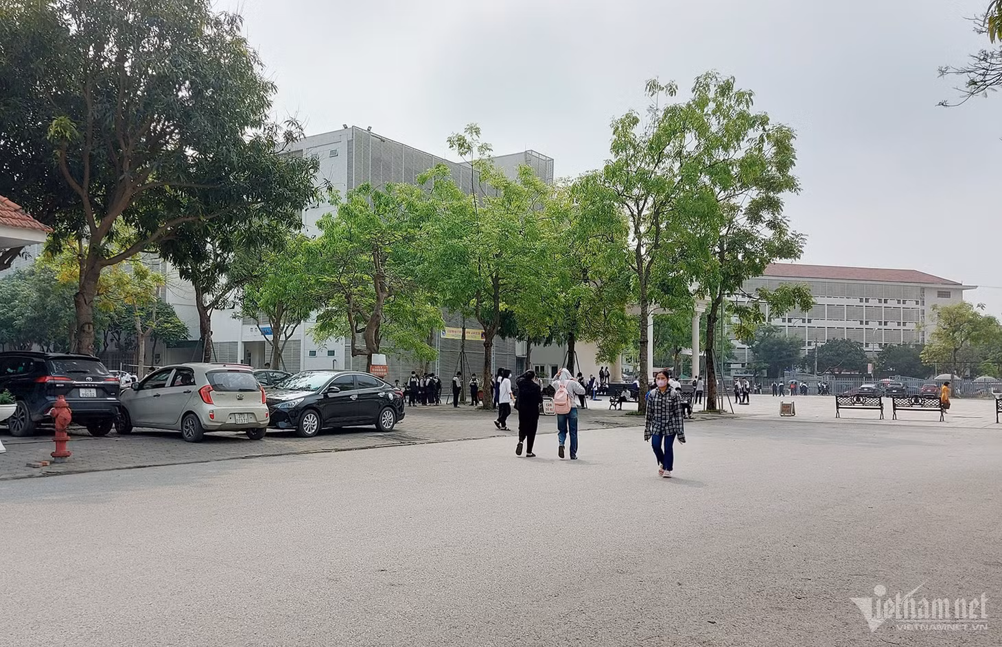Trường THPT Chuyên Đại học Vinh nơi N. theo học. Ảnh: Trần Tuyên