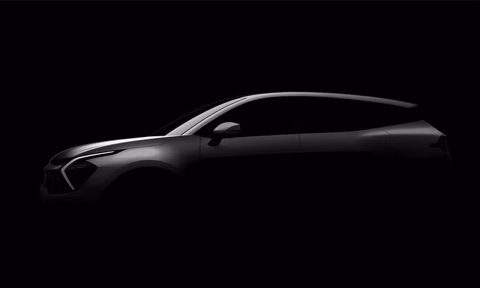 Sportage 2022 thiết kế mới với kích thước lớn hơn thế hệ cũ. Ảnh: Kia