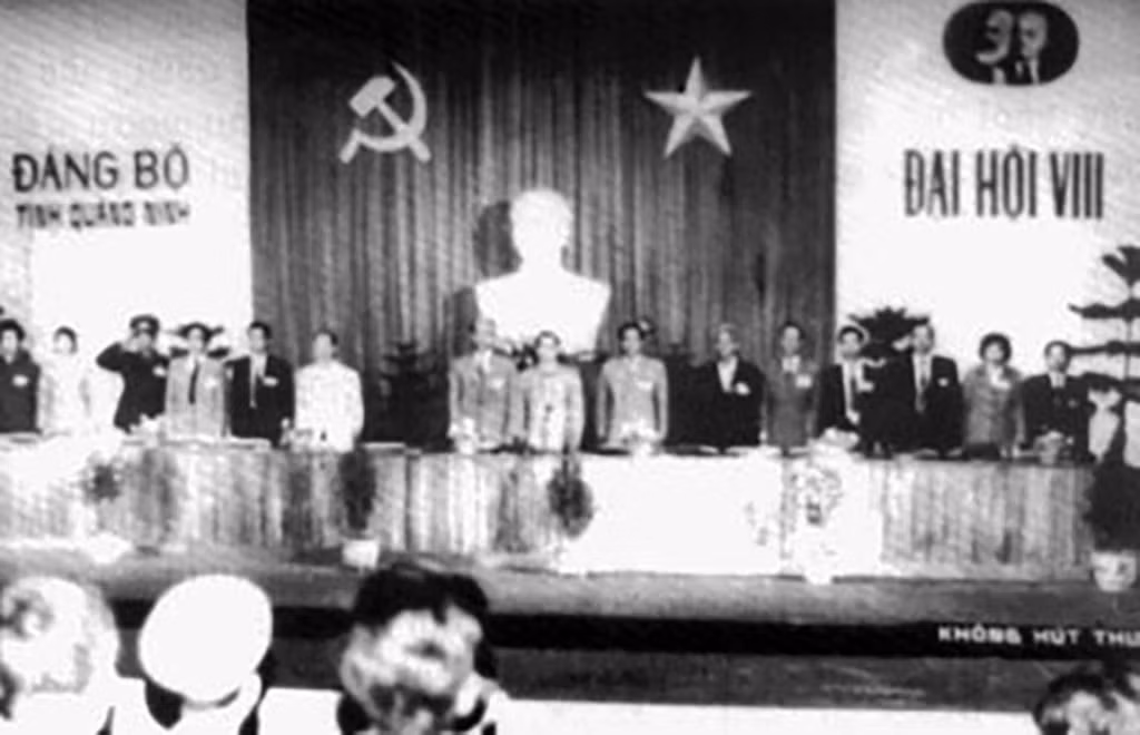 Quang cảnh Đại hội đại biểu Đảng bộ tỉnh Quảng Ninh lần thứ VIII, nhiệm kỳ 1986-1991. Ảnh tư liệu