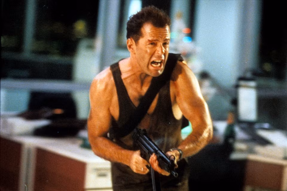 Bruce Willis trong phim Die Hard (1988).