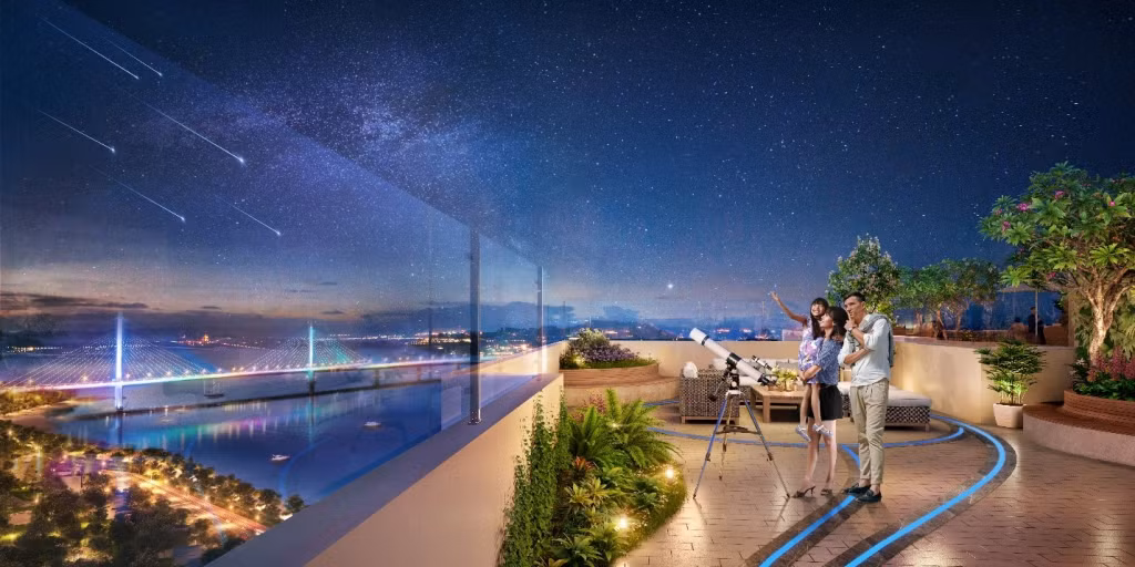 Điểm ngắm thiên văn hiện đại đầu tiên tại Hạ Long, bể bơi vô cực view vịnh biển đi kèm với Sky Garden... mang đến sự tiện nghi cho cuộc sống ưu việt.