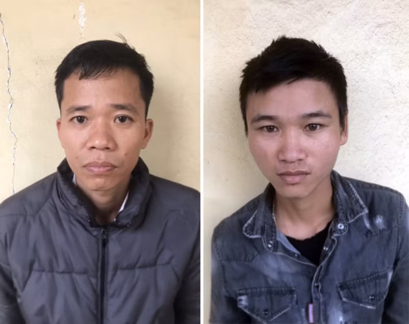 Các đối tượng Phạm Văn Tùng và Nguyễn Văn Mạnh.
