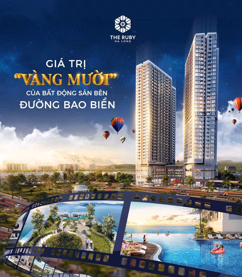 Đặc quyền mở cửa sổ là thấy biển, vài bước chân là đến đường bao biển là đặc sản riêng của chủ nhân sở hữu căn hộ cao cấp gần kề đường bao biển.