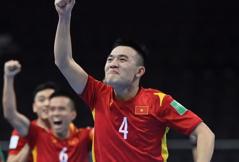 Đội tuyển futsal Việt Nam giành vé vào bán kết giải Đông Nam Á (Ảnh: Vocket FC).