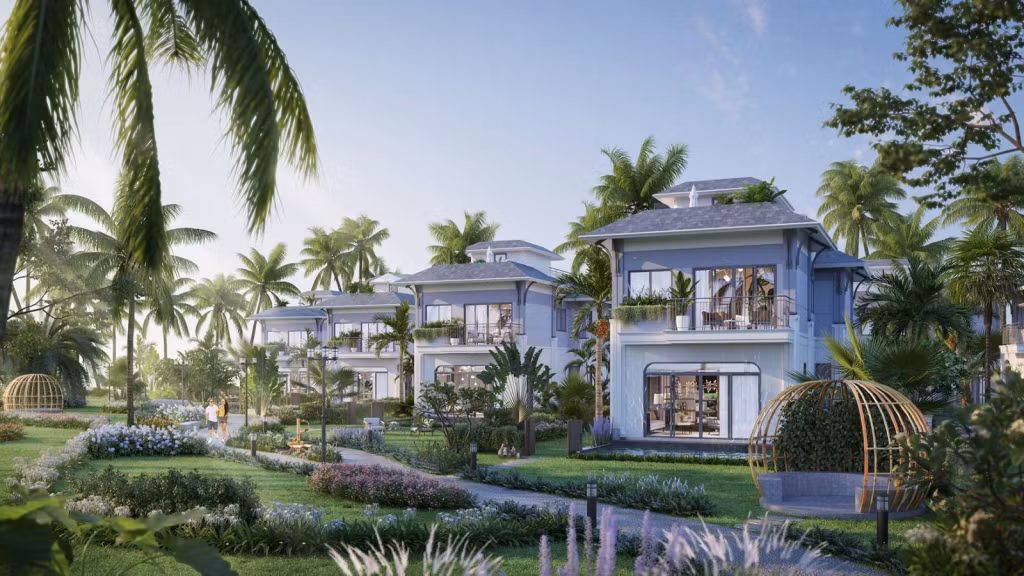 Phối cảnh phân khu Wyndham Garden Sonasea Vân Đồn.