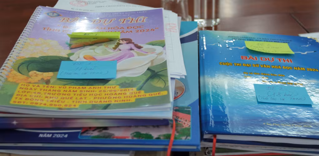 Số lượng bài thi lớn chứng tỏ sự quan tâm của các trường học và học sinh trong tỉnh đến văn hóa đọc.