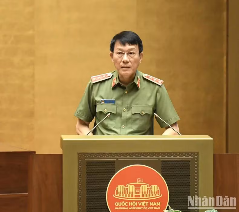 Bộ trưởng Công an Lương Tam Quang. (Ảnh: DUY LINH)