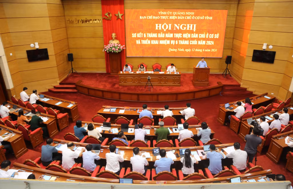 Ban Chỉ đạo thực hiện dân chủ ở cơ sở tỉnh tổ chức Hội nghị sơ kết 6 tháng đầu năm và triển khai nhiệm vụ 6 tháng cuối năm 2024.