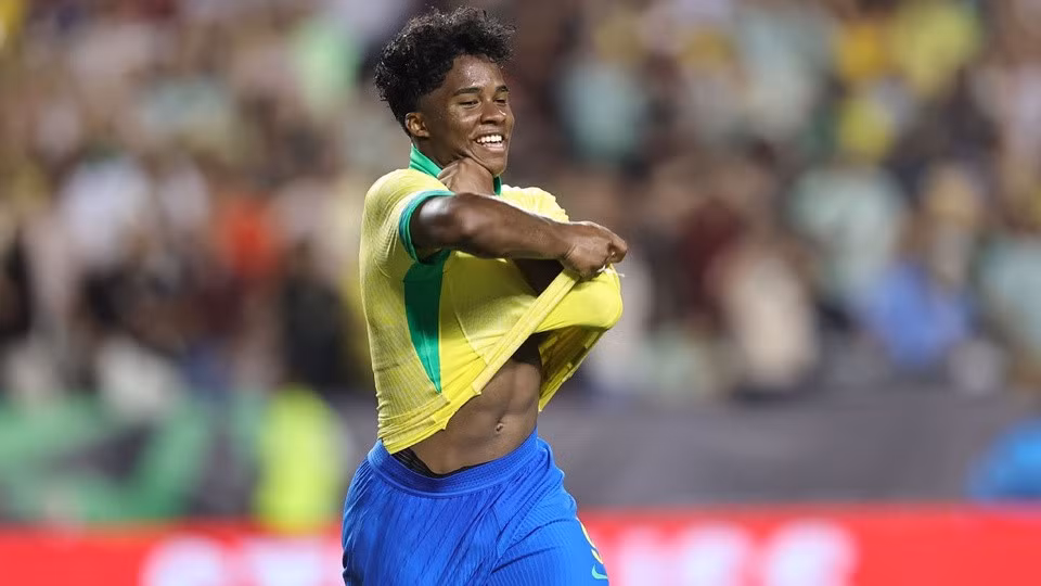 Endrick lại tỏa sáng giúp Brazil chiến thắng.