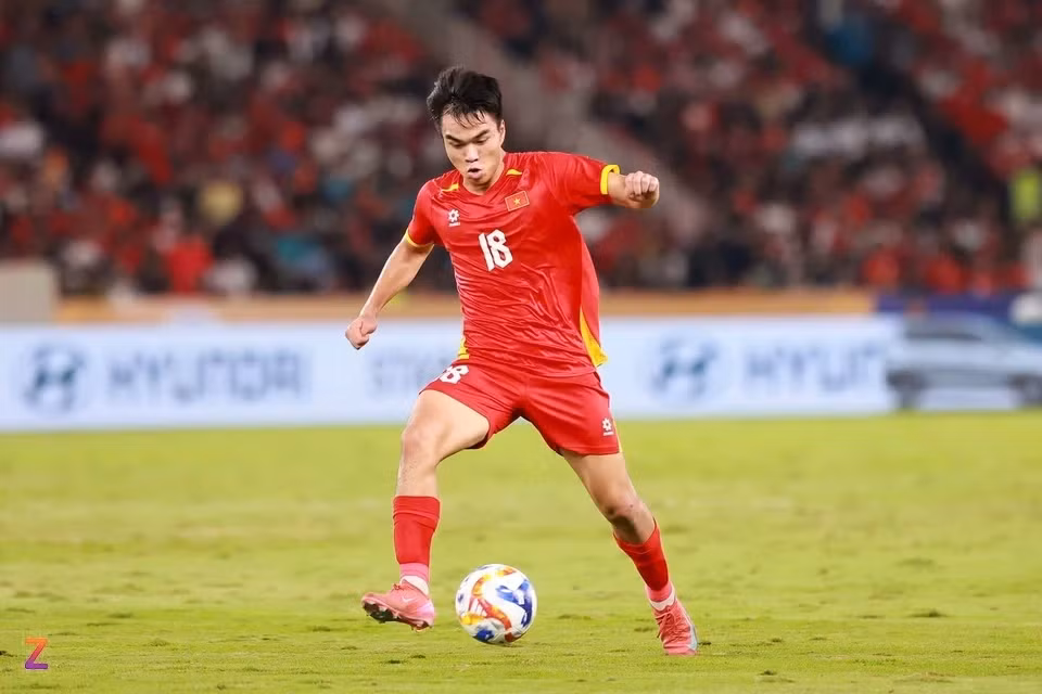 Cầu thủ trẻ nhất U23 Việt Nam là Nguyễn Công Phương tỏa sáng ở trận chung kết. Ảnh: HỒ HẢI