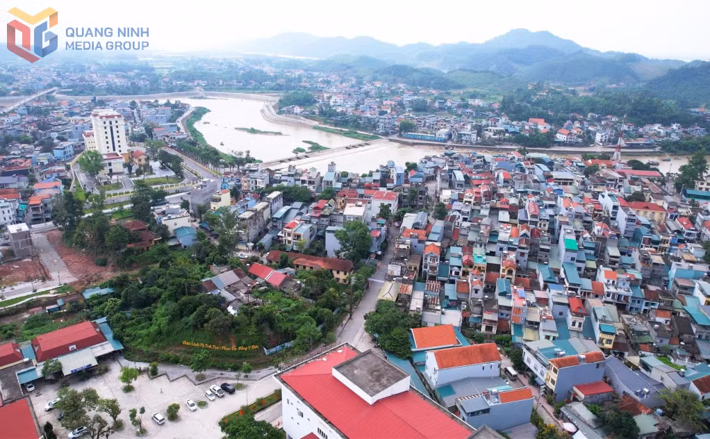 Một góc xã Tiên Yên nhìn từ trên cao.