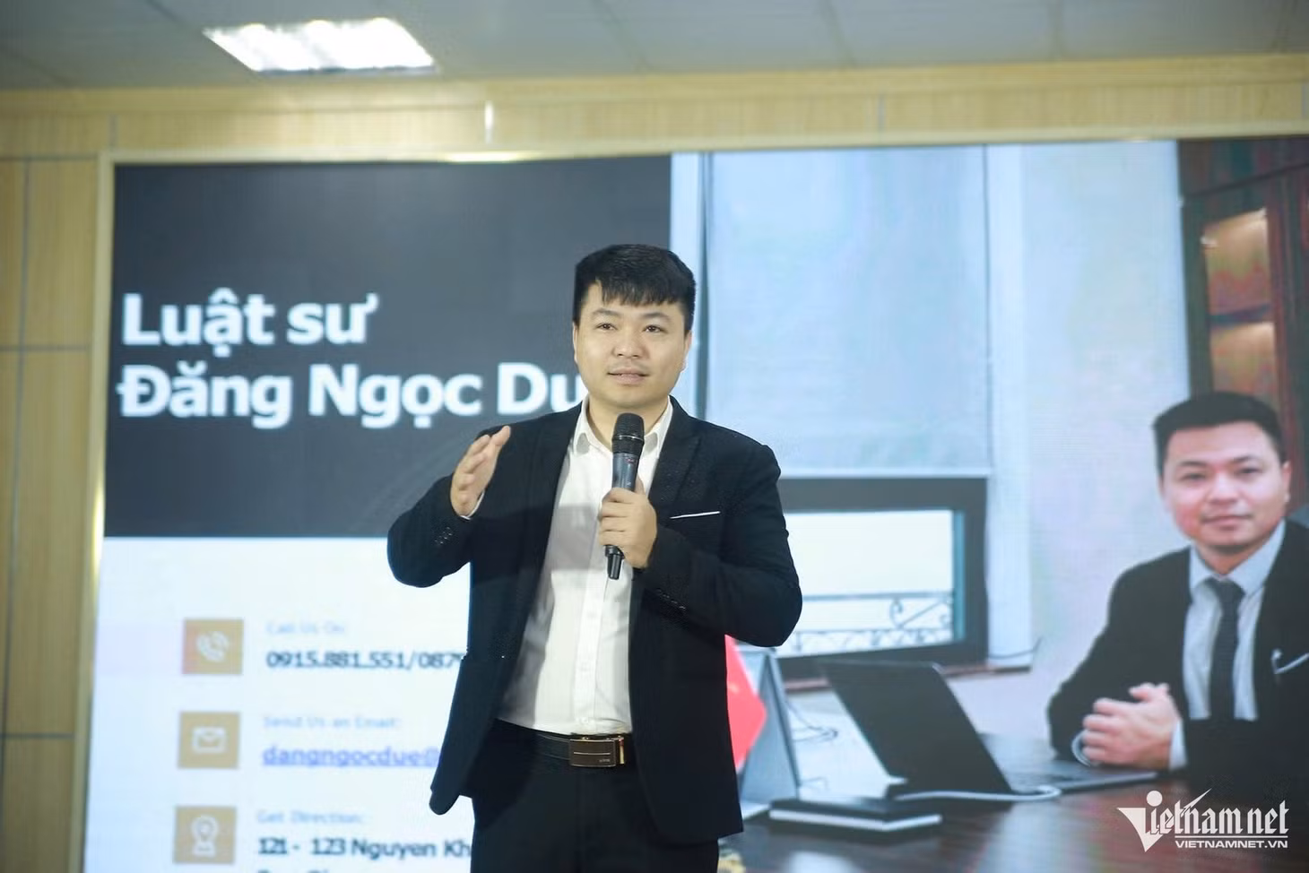 Luật sư Đăng Ngọc Duệ, Giám đốc Công ty Luật TNHH Phụng Sự Công Lý. Ảnh: NVCC