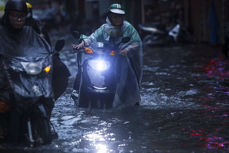 Mưa lớn tại Bắc Bộ, Thanh Hóa và Nghệ An.