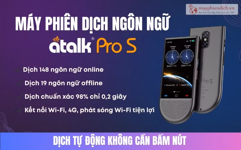 Top 3 máy phiên dịch cầm tay ATalk dịch chính xác, gọn nhẹ, dễ dùng ảnh 2