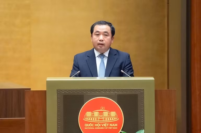 Bộ trưởng Nông nghiệp và Môi trường Trần Đức Thắng. (Ảnh: DUY LINH)