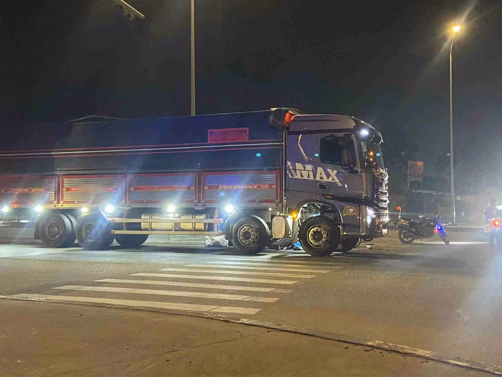 Hiện trường vụ tai nạn. Ảnh: Bạn đọc cung cấp