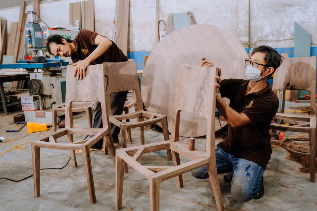 Khám phá quy trình thiết kế và thi công nội thất gỗ óc chó chuẩn quốc tế tại Lux Design ảnh 2