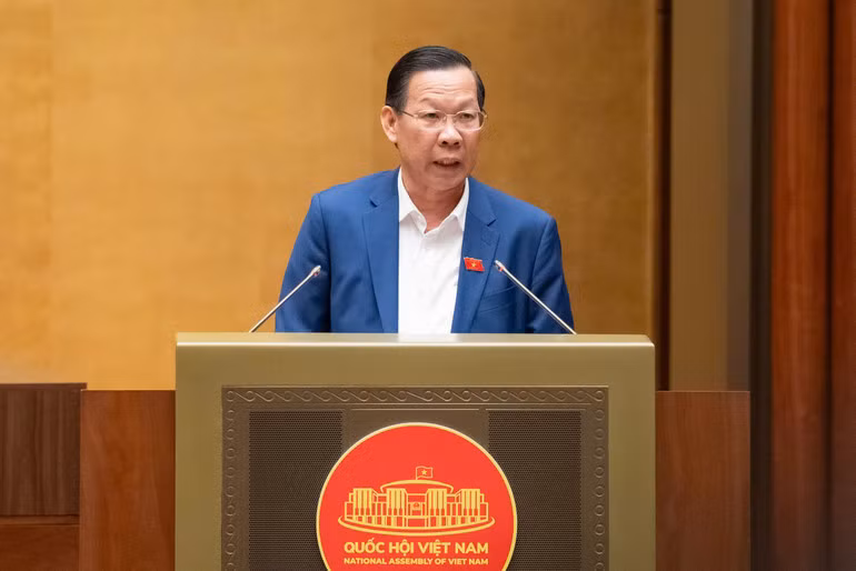Chủ nhiệm Ủy ban Kinh tế và Tài chính Phan Văn Mãi. (Ảnh: DUY LINH)