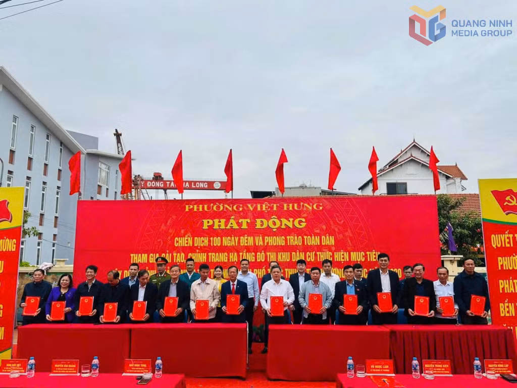 Phường Việt Hưng tổ chức Chiến dịch 100 ngày đêm cải tạo, chỉnh trang hạ tầng đô thị khu dân cư.