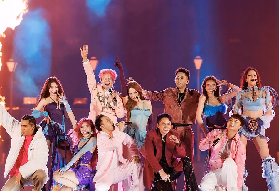 Y-concert có sự tham gia của dàn Anh trai vượt ngàn chông gai, Chị đẹp đạp gió, Tân binh toàn năng, và Gia đình Haha. Ảnh: Nhà sản xuất