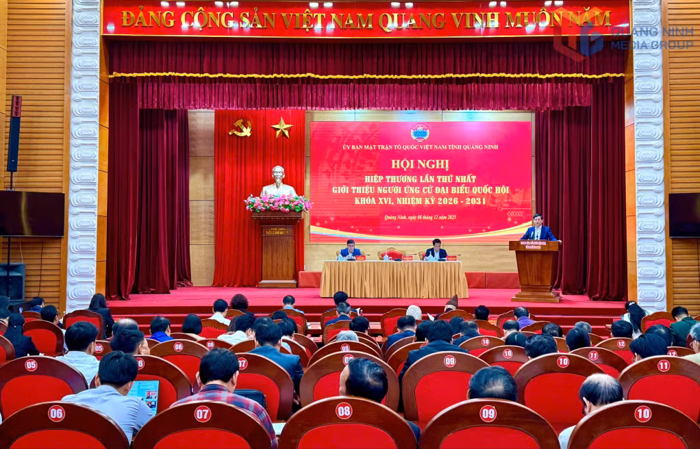 Hội nghị hiệp thương giới thiệu người ứng cử đại biểu Quốc hội và đại biểu HĐND tỉnh nhiệm kỳ 2026 - 2031, ngày 8/12/2025.