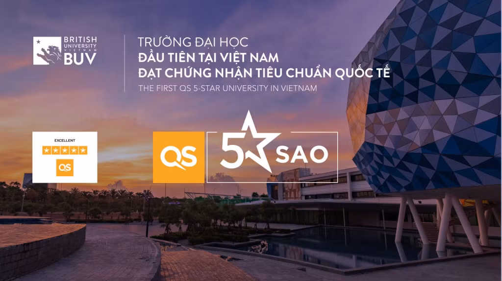 Đặc biệt, chương trình Tài chính và Kinh tế của BUV còn vinh dự nhận được chứng nhận 5 sao về hạng mục Chương trình đào tạo thế mạnh của QS.