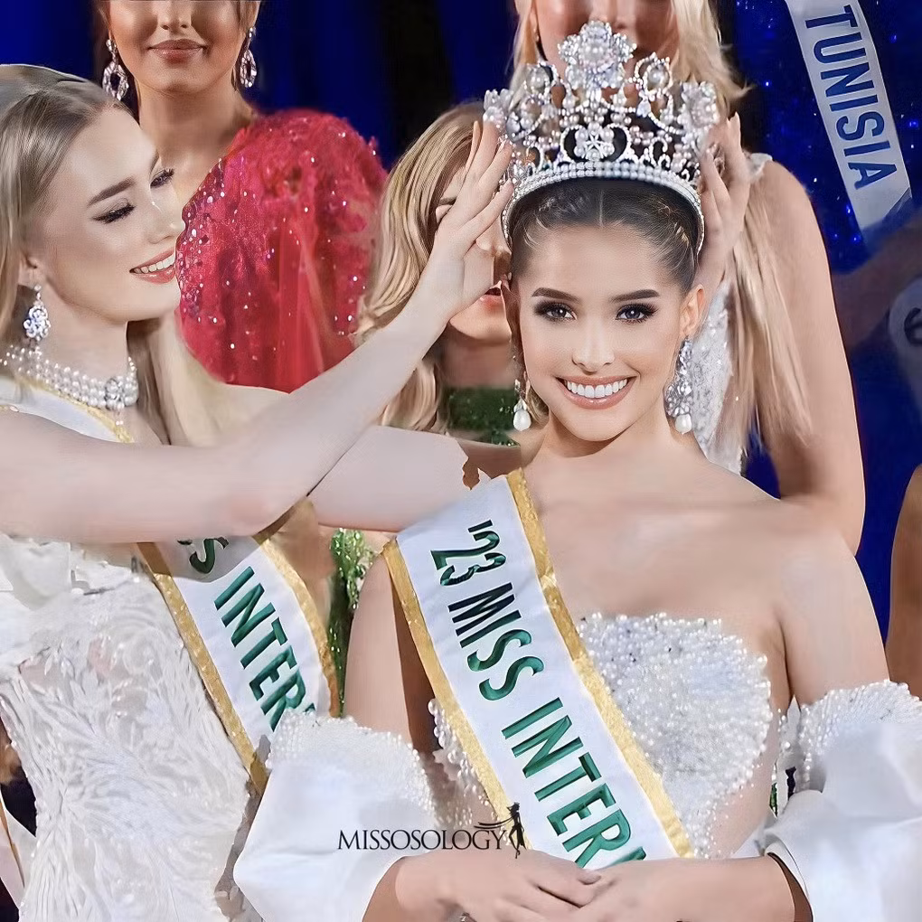 Andrea Rubio (người Venezuela) đăng quang Hoa hậu Quốc tế 2023 (Ảnh: Missosology).