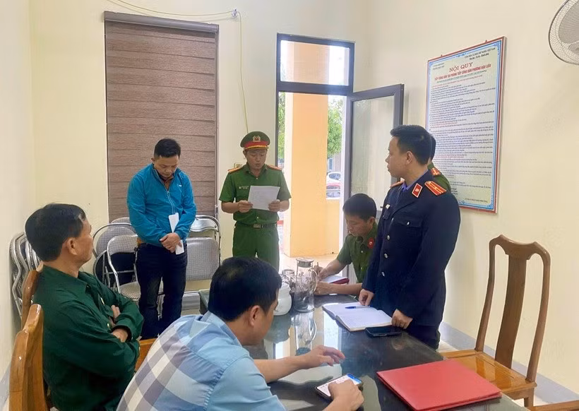 Cơ quan điều tra khởi tố hai đối tượng Vượng và Ân. Ảnh: CACC