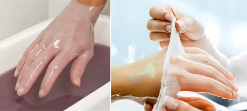 Đeo găng tay khi phải sử dụng tới chất tẩy rửa.