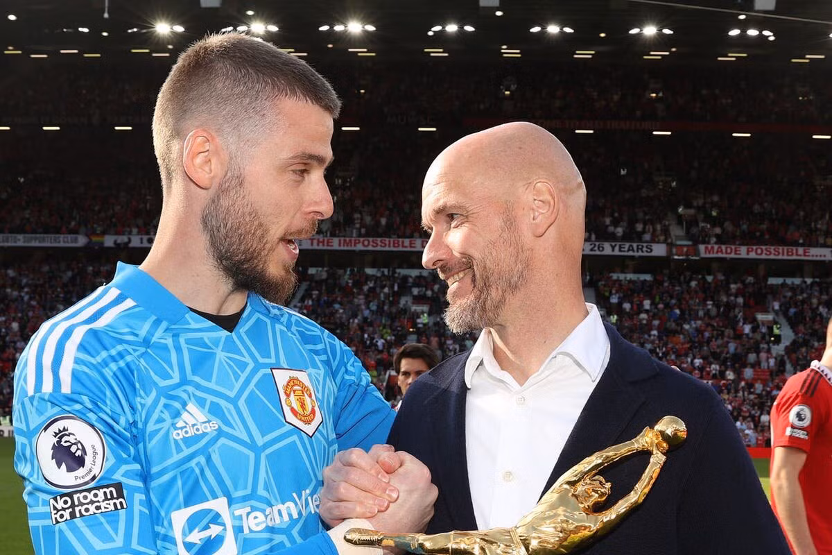 De Gea có 12 năm phục vụ cho Quỷ đỏ