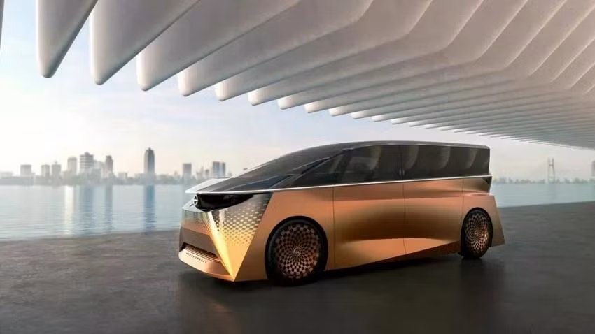 Nissan Hyper Tourer concept và là mẫu xe điện thứ ba của thương hiệu tại Japan Mobility Show 2023. Ảnh: Carscoops.