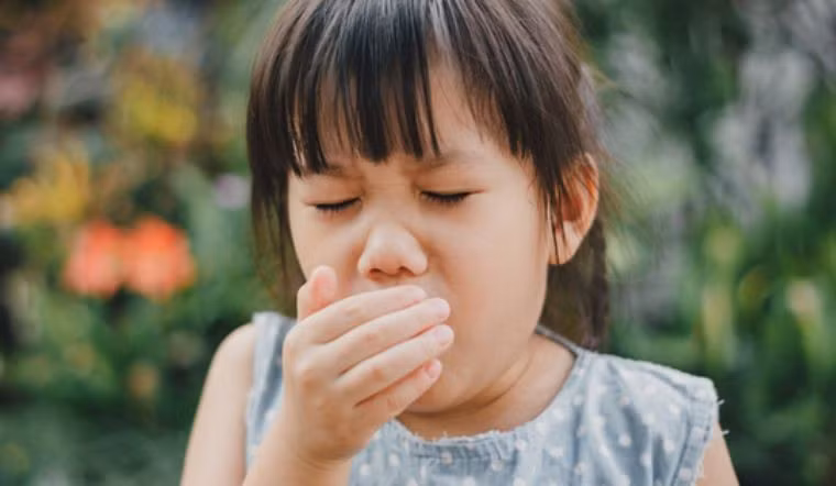 Ho là một biểu hiện thường gặp ở trẻ. Ảnh minh hoạ.