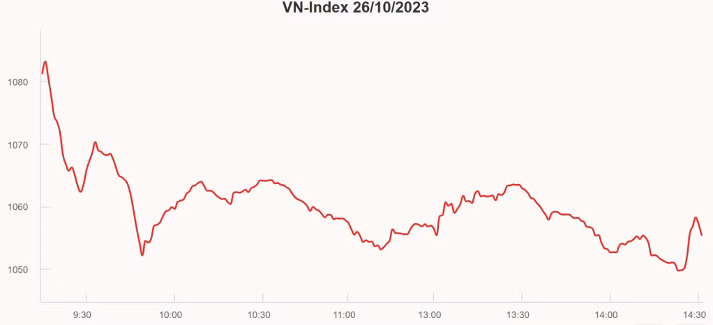 VN-Index giảm mạnh nhất hai tháng ảnh 1