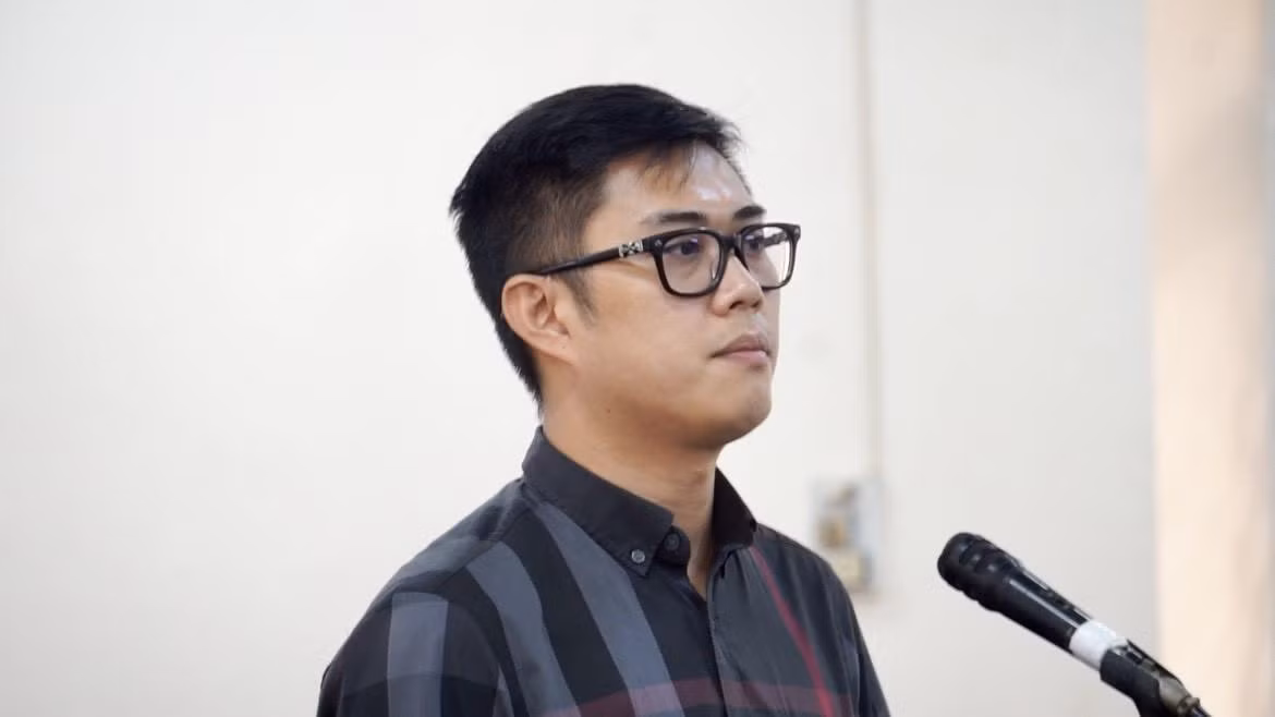 Bị cáo Bùi Quốc Khánh. Ảnh: HD