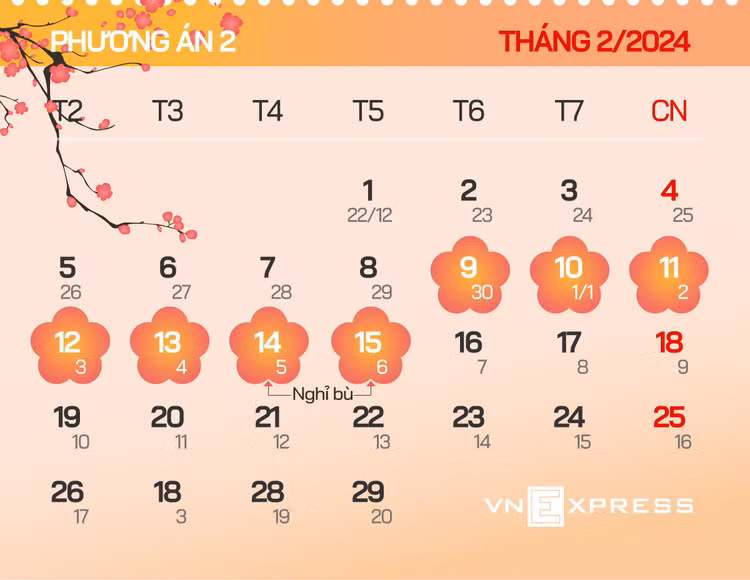 Dự kiến trình Chính phủ nghỉ Tết từ 29/12 Âm lịch ảnh 2