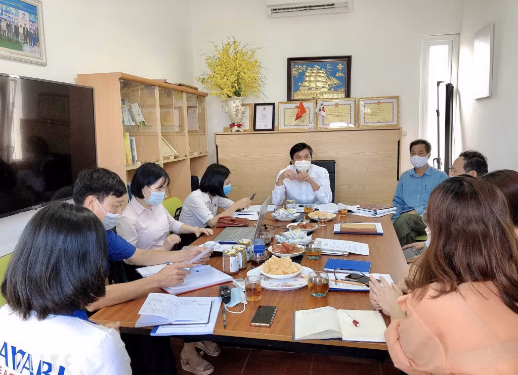 Hội đồng đánh giá kết quả thực hiện nhiệm vụ KH&amp;CN tại Công ty TNHH sản xuất và thương mại thuỷ sản Quảng Ninh.