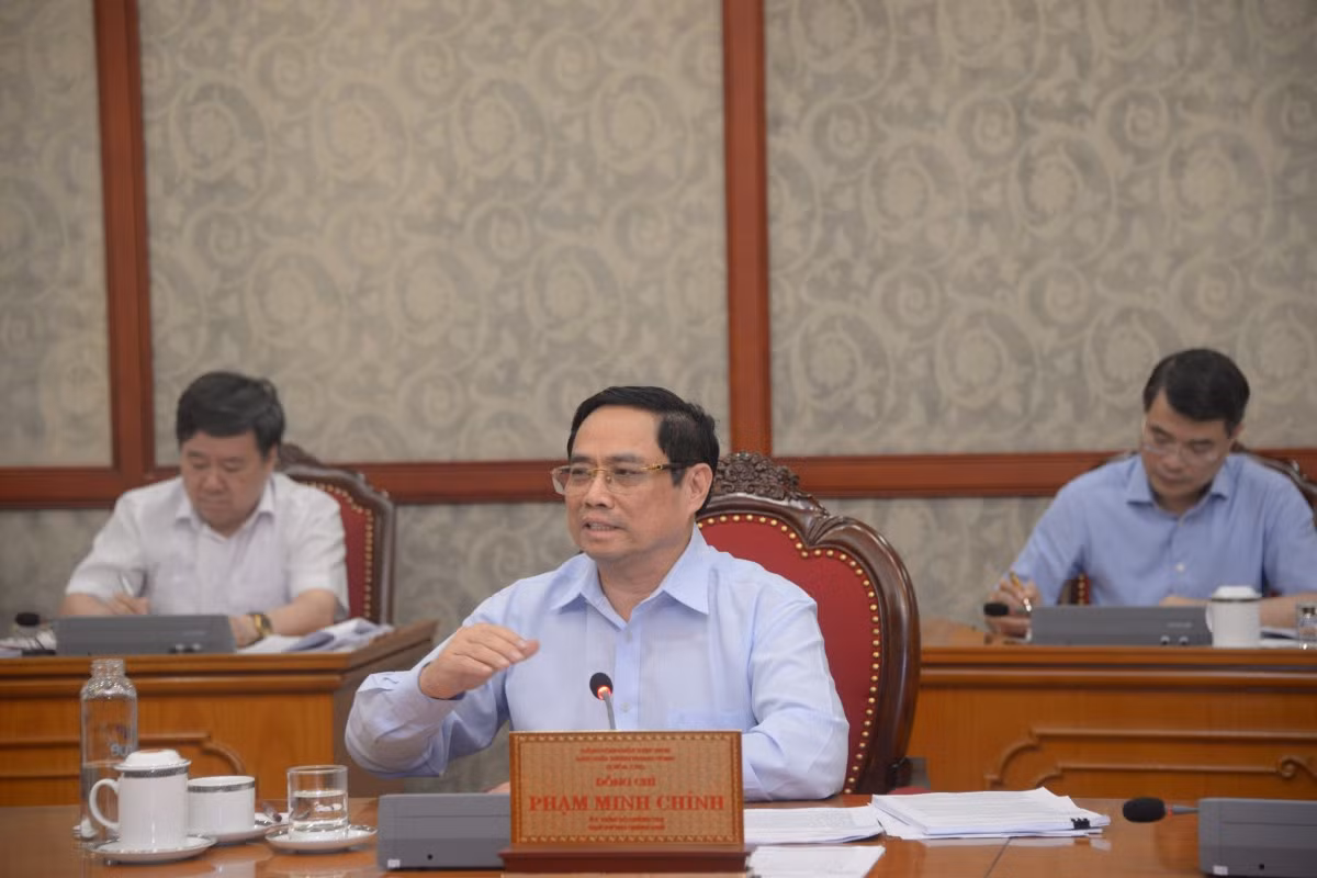 Thủ tướng Phạm Minh Chính phát biểu ý kiến tại phiên họp Thủ tướng Phạm Minh Chính phát biểu ý kiến tại phiên họp