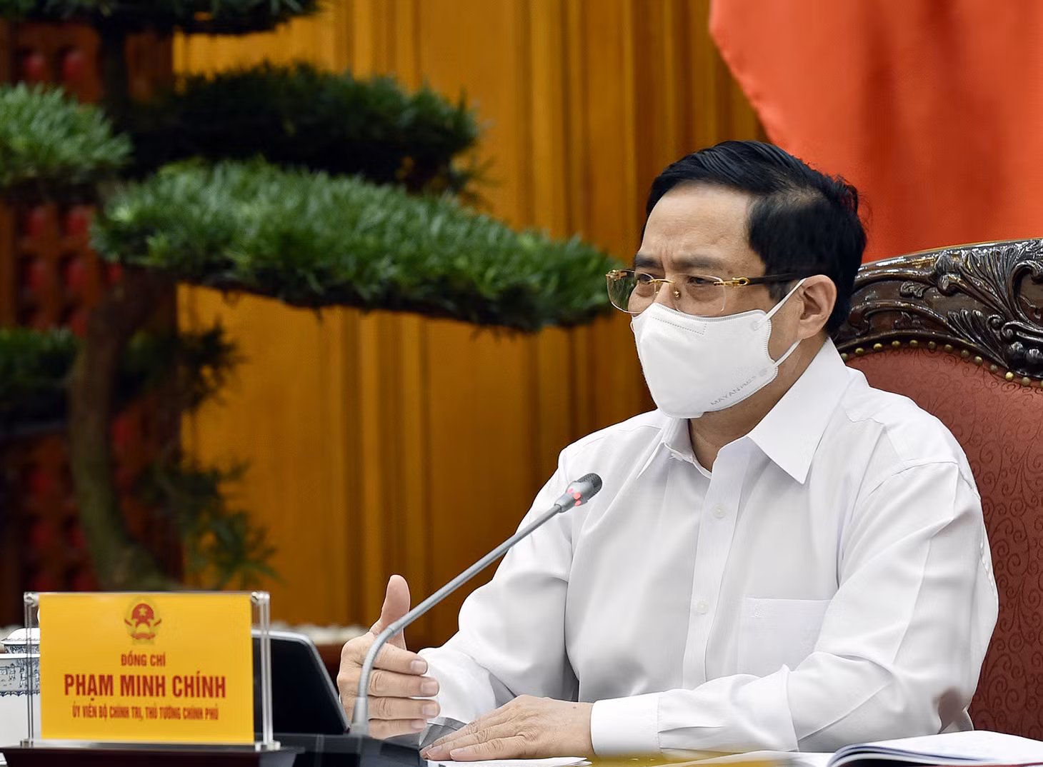 Thủ tướng Chính phủ Phạm Minh Chính phát biểu kết luận cuộc làm việc với Bộ Văn hóa, Thể thao và Du lịch về tình hình thực hiện nhiệm vụ của ngành, một số nhiệm vụ trọng tâm, cấp bách trong thời gian tới và giải quyết các kiến nghị, đề xuất của ngành. Ảnh: VGP/Nhật Bắc Thủ tướng Chính phủ Phạm Minh Chính phát biểu kết luận cuộc làm việc với Bộ Văn hóa, Thể thao và Du lịch về tình hình thực hiện nhiệm vụ của ngành, một số nhiệm vụ trọng tâm, cấp bách trong thời gian tới và giải quyết các kiến nghị, đề xuất của ngành. Ảnh: VGP/Nhật Bắc