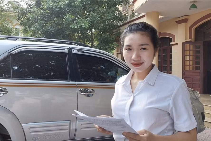 Bà Quàng Thị Nguyệt - người trẻ nhất có tên trong danh sách trúng cử ĐBQH khóa XV. Ảnh Văn Thành Chương