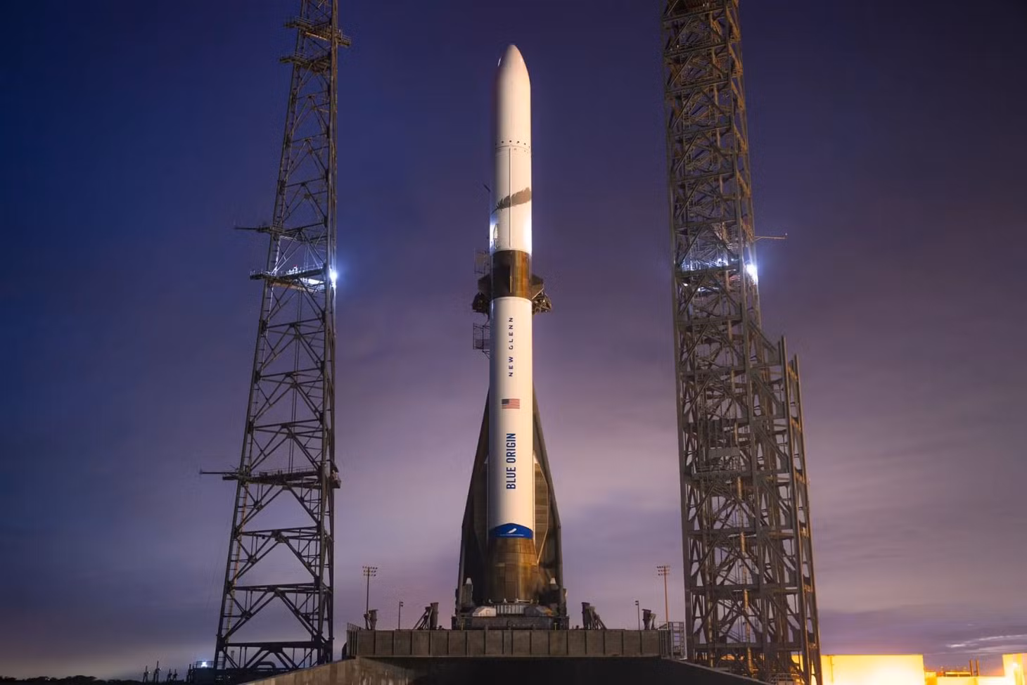Tên lửa New Glenn của Blue Origin. Ảnh: Blue Origin
