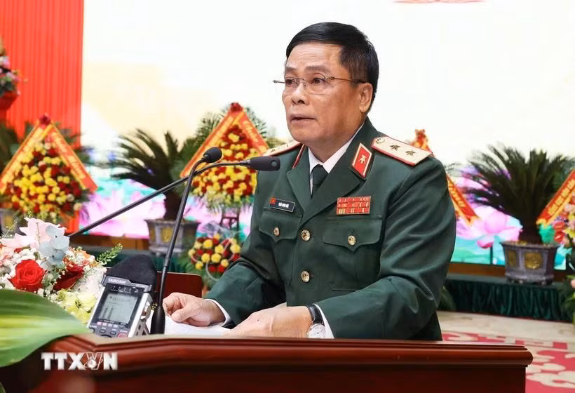 Trung tướng Trần Minh Đức, Chủ nhiệm Tổng cục Kỹ thuật, Bộ Quốc phòng giữ chức Chủ nhiệm Tổng cục Hậu cần-Kỹ thuật, Bộ Quốc phòng. (Ảnh: Lâm Khánh/TTXVN)