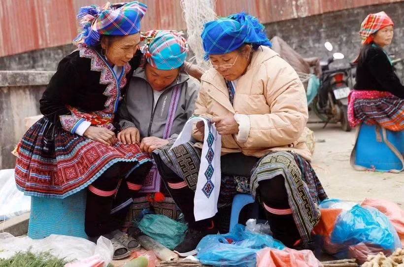 Trong đợt rét này, vùng núi Bắc Bộ rớt xuống 6-8 độ C, vùng núi cao có nơi dưới 3 độ C. (Ảnh: Quý Trung/TTXVN)