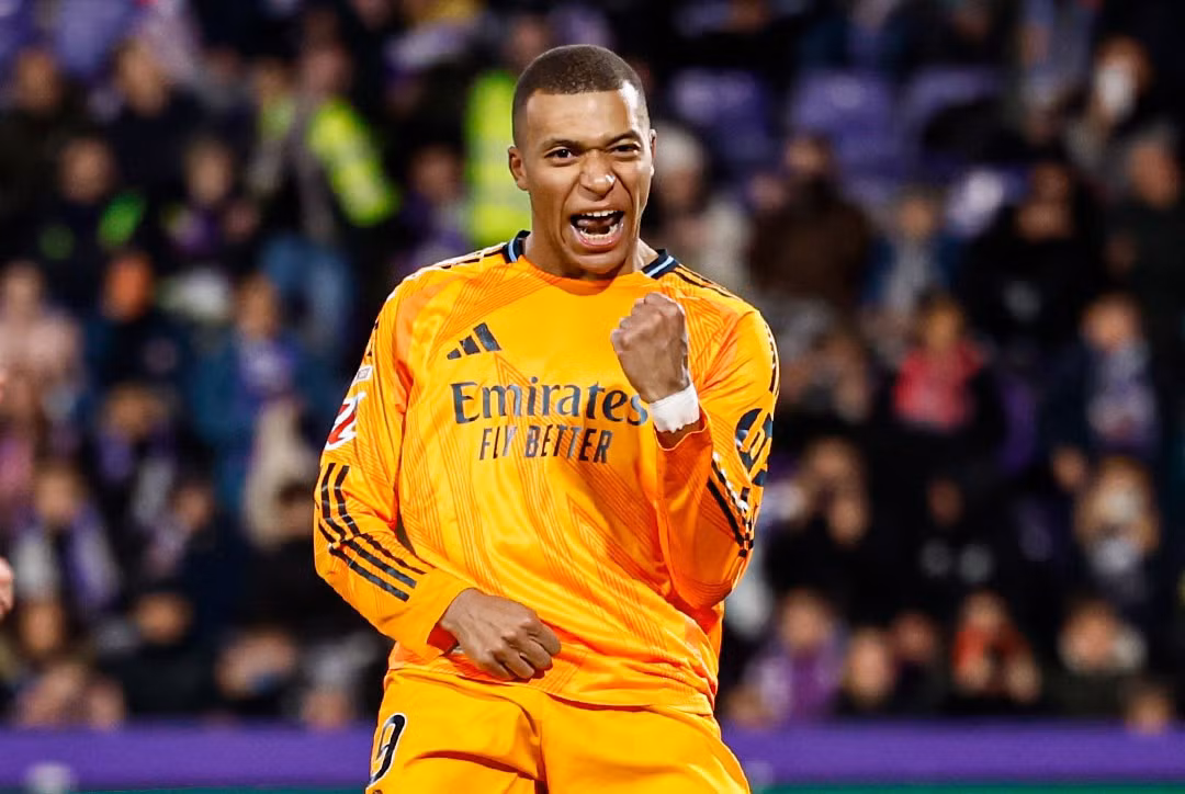 Mbappe ghi hat-trick đầu tiên cho Real Madrid. Ảnh: Real Madrid